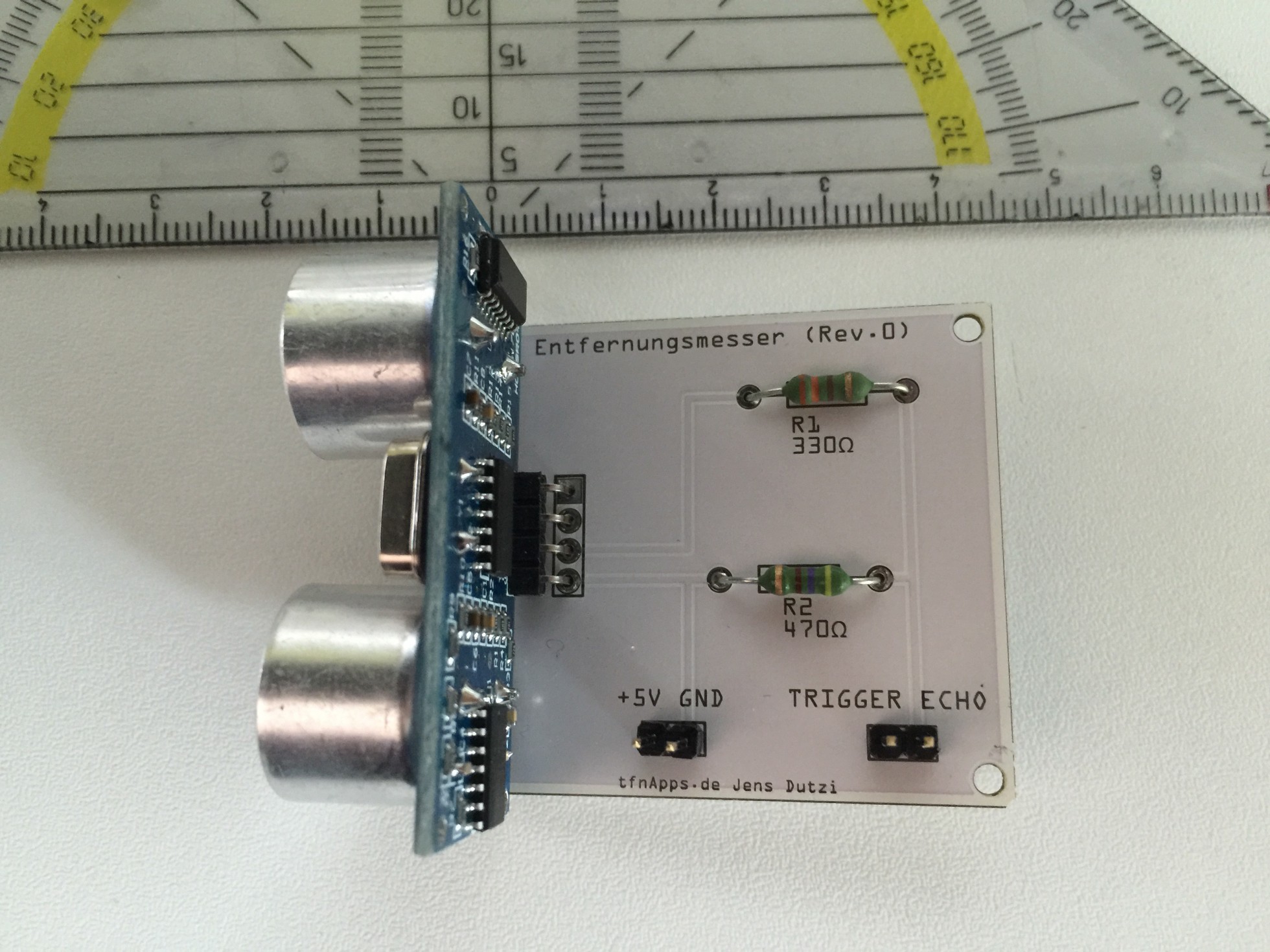 Raspberry-Pi Basteprojekt #1: Entfernungsmesser